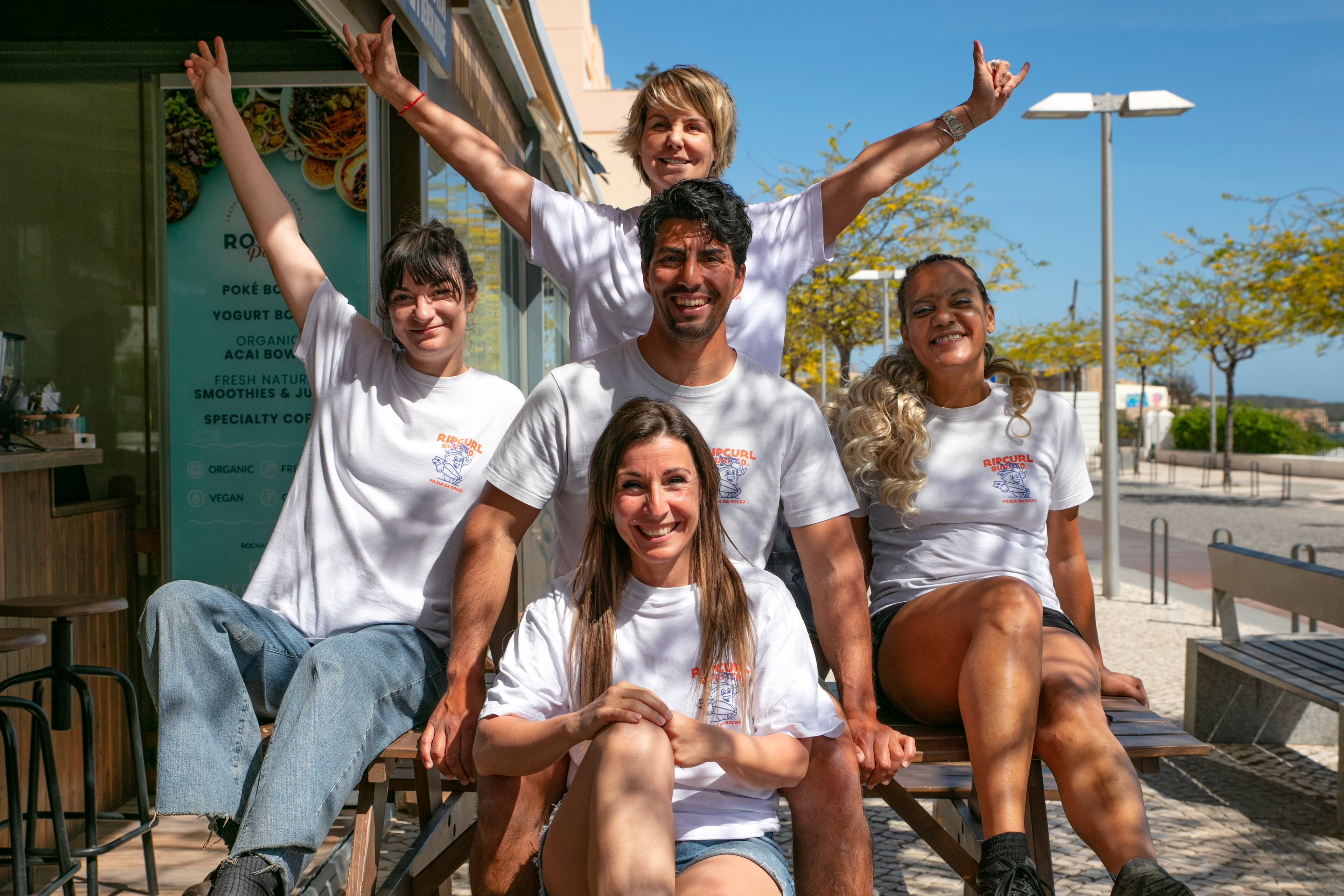 The team at rocha beach house.
